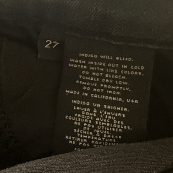 J BRAND Women's Super Skinny Denim, Graphite (Grey), Size 27 - Picture 3 of 3